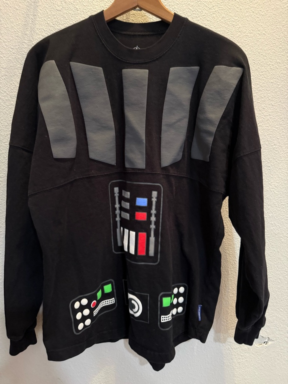 Star Wars Disney Spirit Jersey Darth Vader Size Small Black